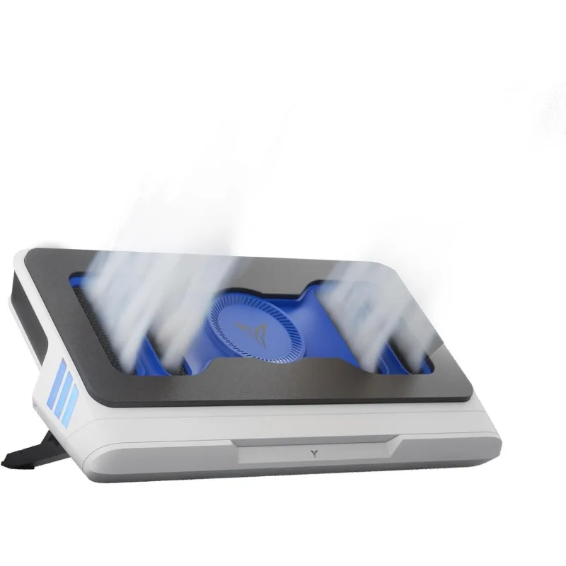 BS1 Laptop Cooling Pad Wind-Pressure Closed-Loop Turbo-Fan (MAX 3000RPM) Dual Noise Reduction Intelligent Temperature Control