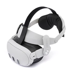 Deluxe VR Accessory Set: Adjustable Head Strap, Carrying Case & Silicone Protective Cover (Q3 Q3S halo strap)