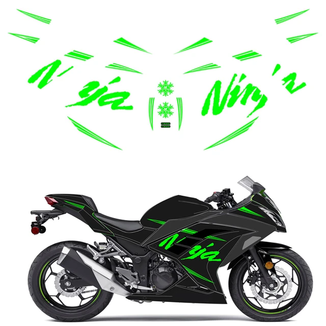 Accessories Motorcycle Kawasaki | Parts Accessories Kawasaki Ninja 300 - Decals Stickers - Aliexpress