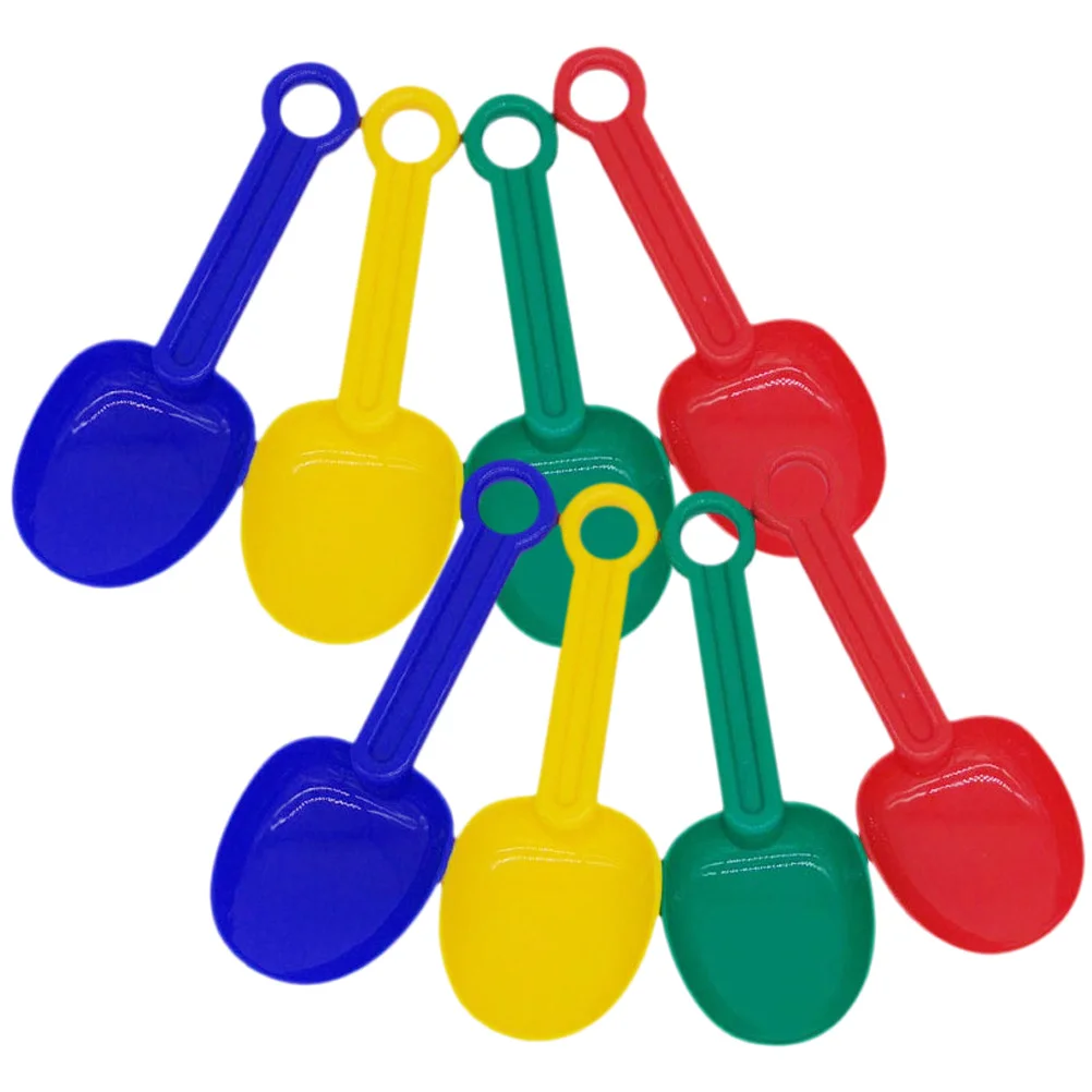 8 Pcs Kids Beach Spades Sand Toys Digging Shovels Sandbox Plastic Party Baby Infant 5