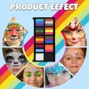 Water Activated 26 Colors Party Face Painting Kit Professional water-soluble safe Makeup Tattoo Face Body Paint Oil Painting 5