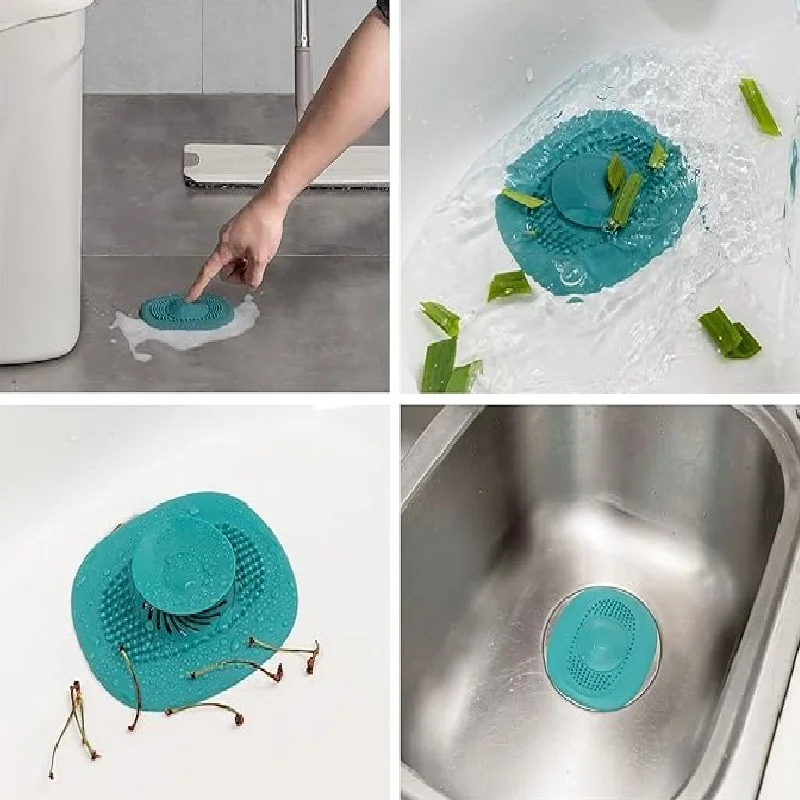Portable Drain Stopper Kitchen Sink Stopper Drain Plug Floor Hair Bath Catcher Sink Strainer Cover Tool sink filter sink strainer shower drain catcher floor drain filter hair drain catcher hair drain filter floor drain hair catcher drain hair catcher floor drain hair filter washbasin plug