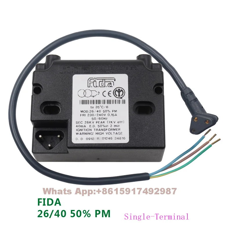FIDA Ignition Transformer MOD.28/35 28KV 26/48 26/40 26KV for burner Original Boiler Ignition Electronic