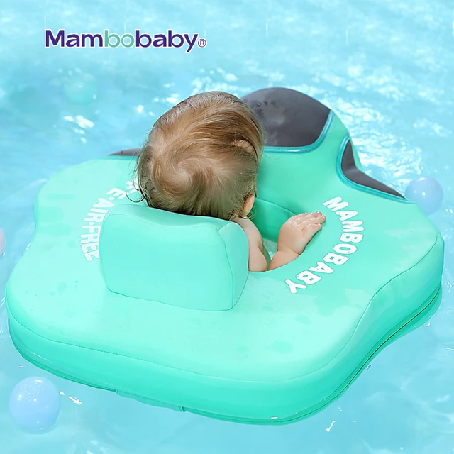 mambobaby Baby float with Seat large swimming ring for infant No Inflation pool accessories 6-18-24 months Pool game toys 2