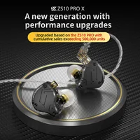 KZ ZS10 PRO X HIFI Bass Metal Hybrid In-ear Earphone Sport Noise Cancelling Headset Earbuds KZ ZSN PRO AS16 PRO AS12 ZSX ZEX - Image 6