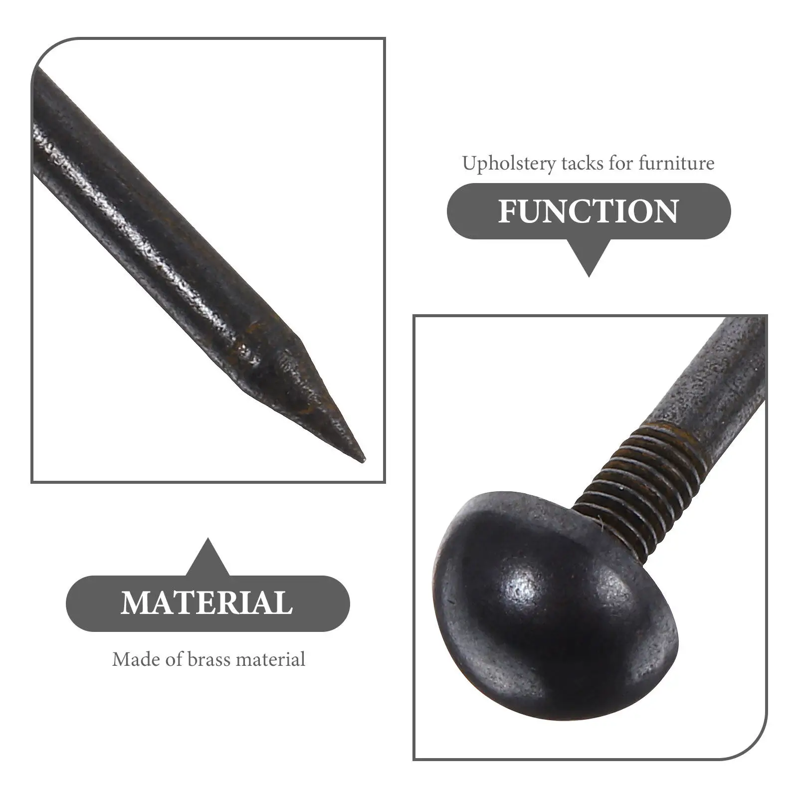 10Pcs 금속 가구 못 구리 장 못 가구 장 못 머리 장 소파 못 머리 장 못