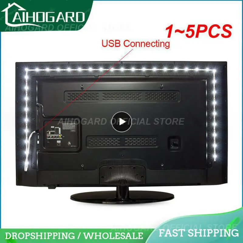 

1~5PCS 5V USB LED Strips 2835 White Warm White Tira LED Strip Light TV Background Lighting Home Decor Lamp 1- 5m