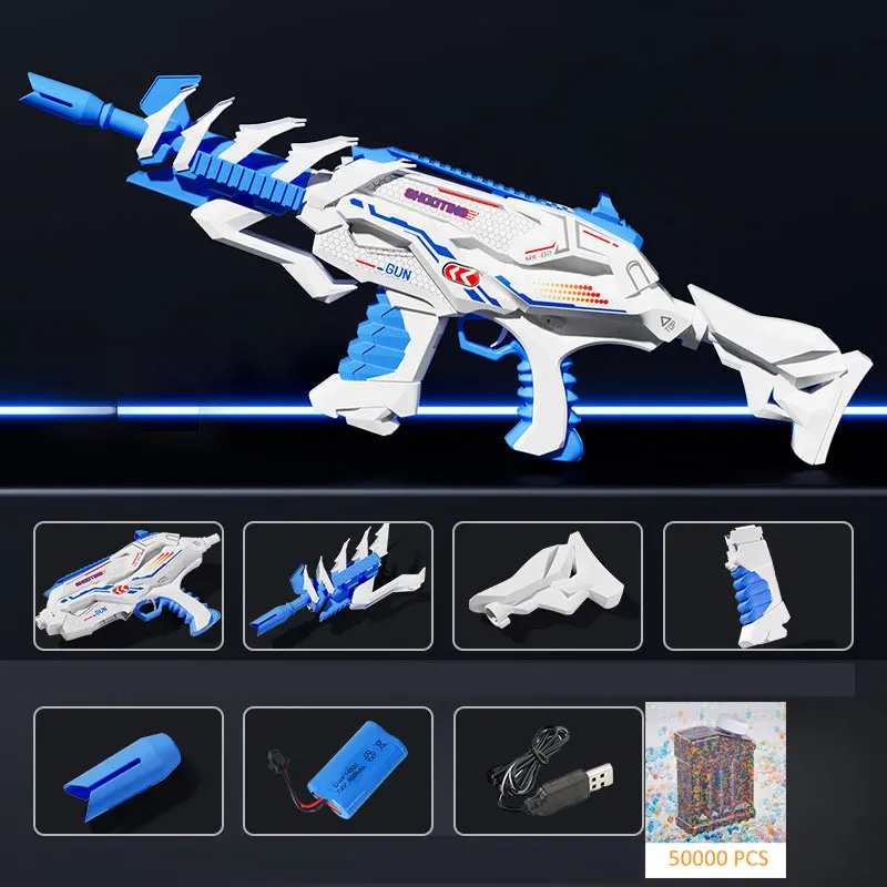 Electric Water Gel Ball Gun Rifle High Speed Shooting Hydrogel Model Gun Airsoft Weapons Adults Toys for Boys Kids Outdoor Games 4