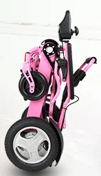 folding electric wheelchair for the elderly people disabled power Aluminum wheelchair with CE