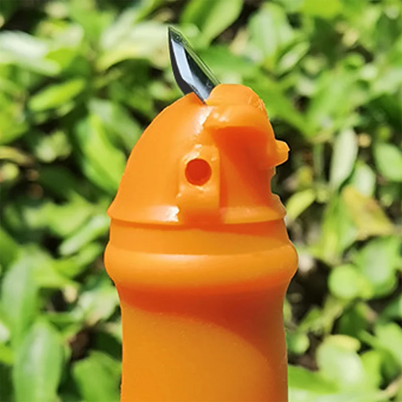 Silicone Thumb Knife Finger Protector Vegetable Harvesting Knife Plant Blade Scissors Safety Cutting Rings Garden Gloves Tools