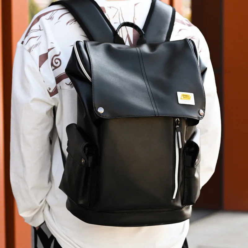 Backpack men's leisure backpack trend Korean version leisure large capacity computer bag travel business backpack