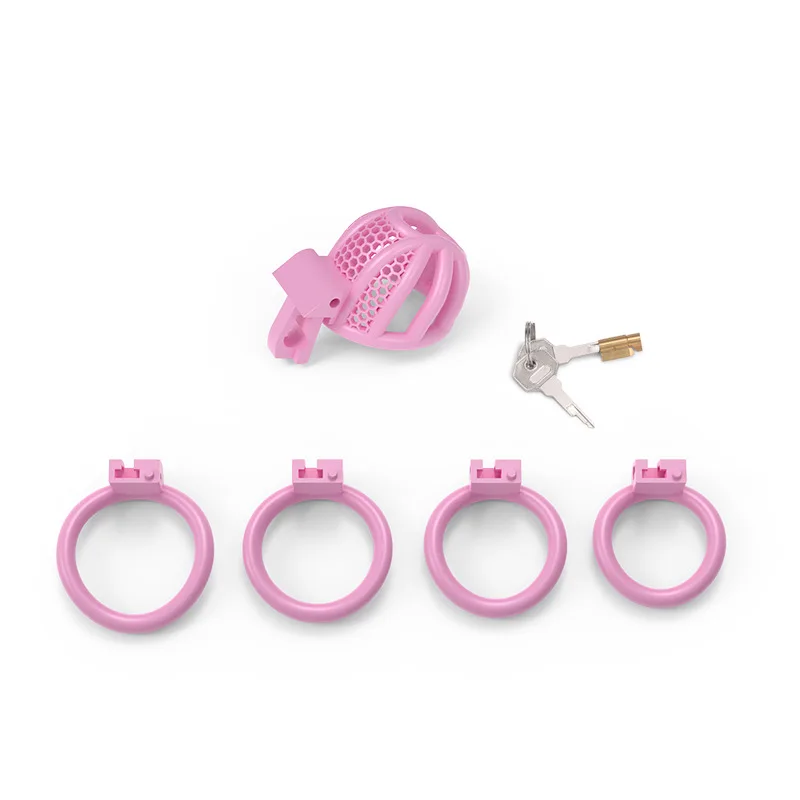 Super Mini Sex Beehive Chastity Cage Device 콕링 Cock Cage With 4 Size Penis Rings Penis Cage Chastity Belt 정조대 Gode Sex Toys 18+ penis chastity cage chastity lock sex toy chastity cage accessory penis cock ring male female sex toy