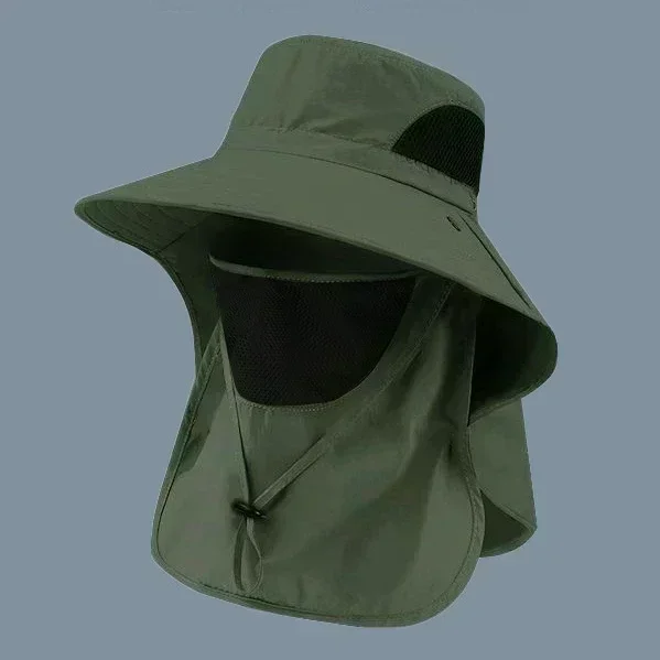 Summer Sun Hats Outdoor UV Protection Breathable Fisherman Fishing Cap Camping Hiking Visor Bucket Hat Neck Flap Hat bucket hat,fisherman hat,fishing hat,sports visor hat