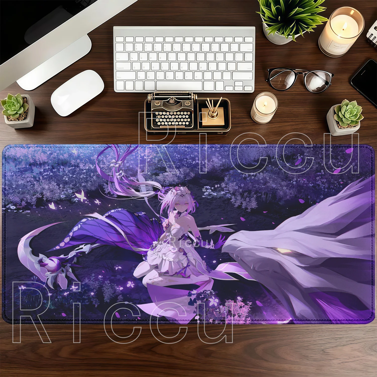 Anime Sexy Girl Large Gaming Mouse Pad with Nonslip Base - HD Printed Desk Mat