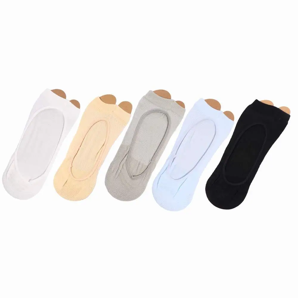 

All-match Thin Mesh Simple Clothing Accessories Short Socks Fish Mouth Socks Cotton Hosiery Women Toe Socks Two-finger Socks