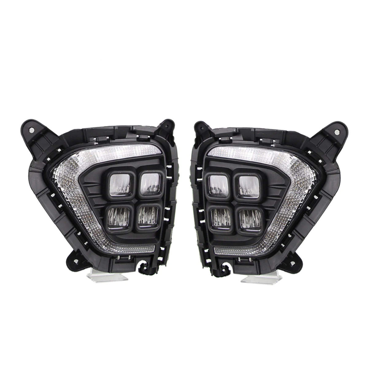 

2Pcs for Hyundai IX25 Creta 2017 with Yellow Turn Fog Light Daytime Running