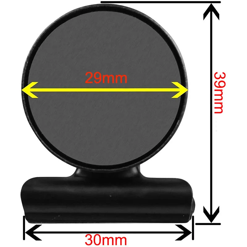 30mm Metal Round Magnetic Clips for Fridge Magnets Wall Recipes Memo Note Message Holder Clamp Office Supplies 6pcs metal clamp clips memo holders