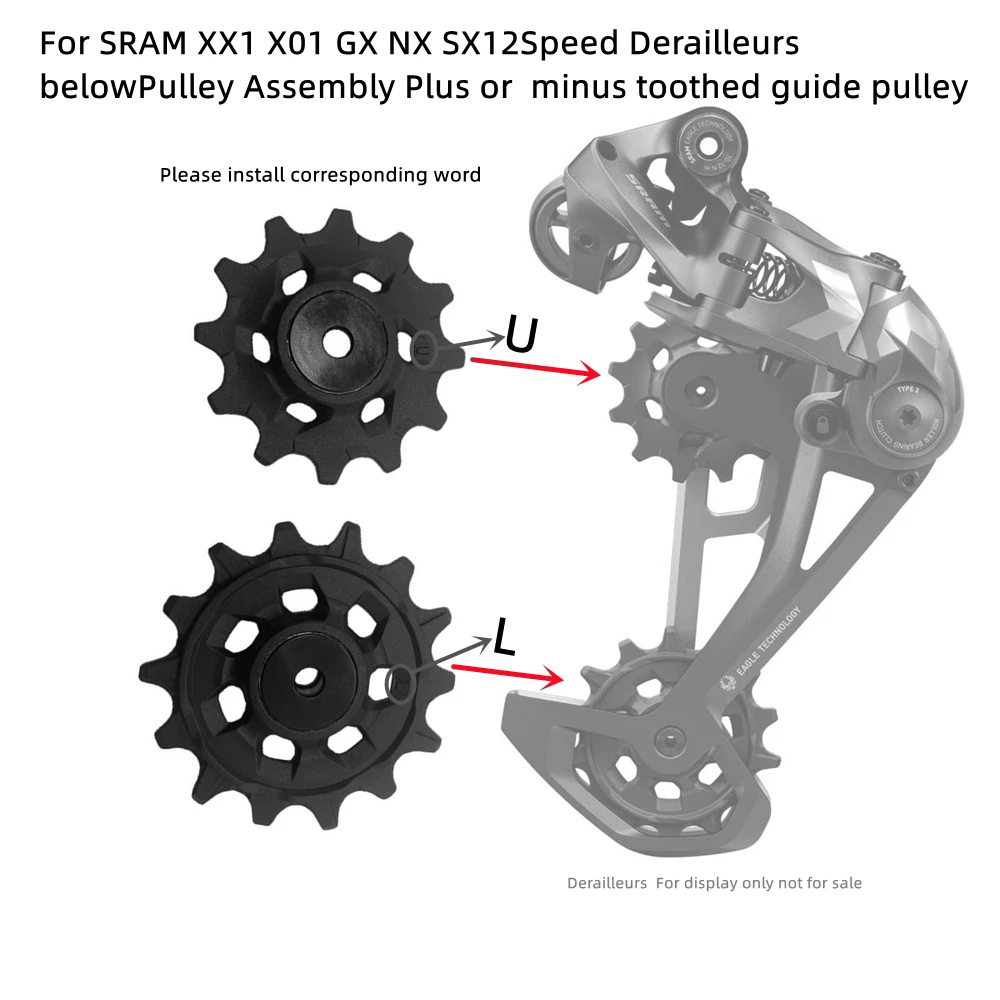 

X01 XX1 Eagle X-Sync Plastic 12T 14T 12Speed Bicycle Jockey for Sram Mtb Mountain Bike Pulley wheel Rear Derailleur Repair kit