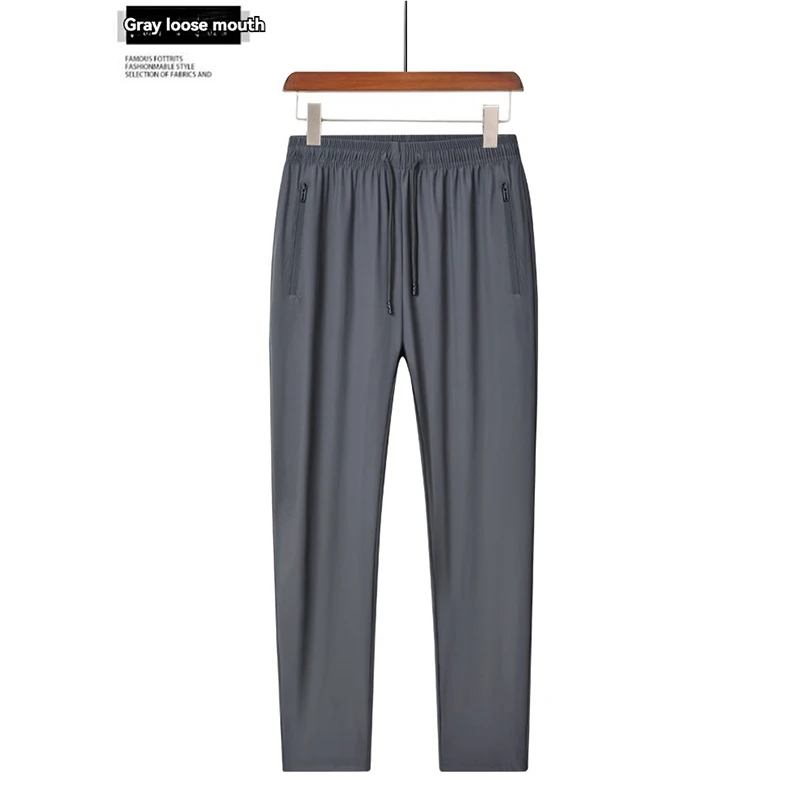 جديد مريح الحرير الجليد الرجال السراويل الرياضية ت...