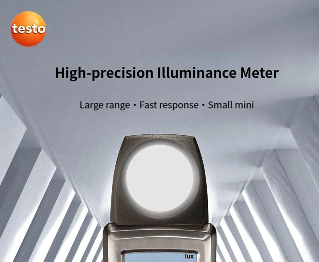 Testo 540 Digital Pro Light Tester High Precision Illuminance Meter 0 to 99999Lu