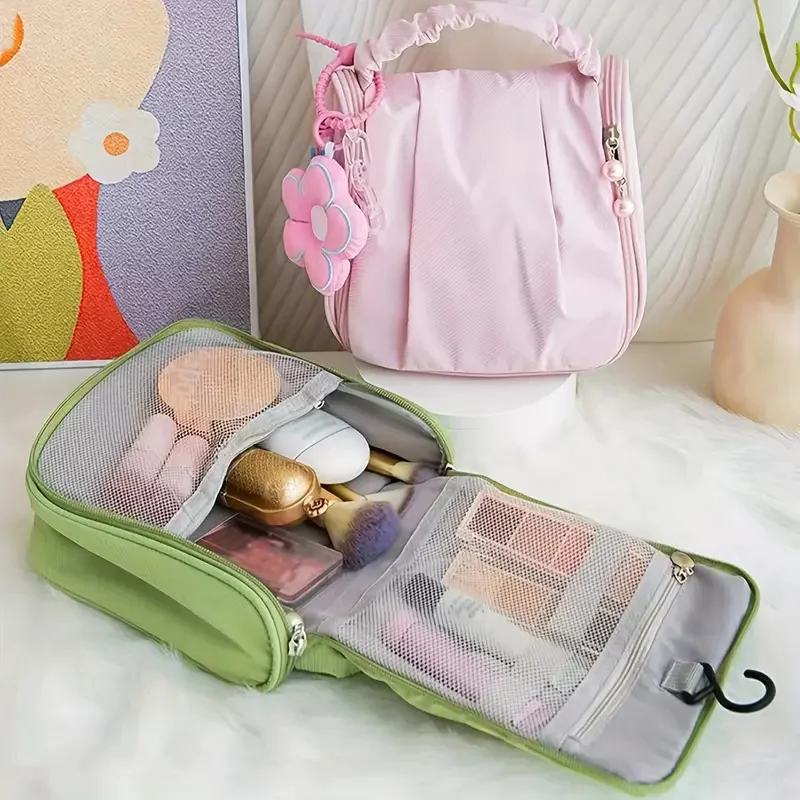 

Cloud Makeup Bag Portable Travel Large Capacity Travel Cosmetic Bag Wash Storage Bag Hanging Dry And Wet Separation Storage Bag