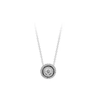 Collier luxueux en argent pur 925% avec étoile carrée et cercle, bijou parfait et charmant, idéal pour les femmes à porter lors de fêtes. 4