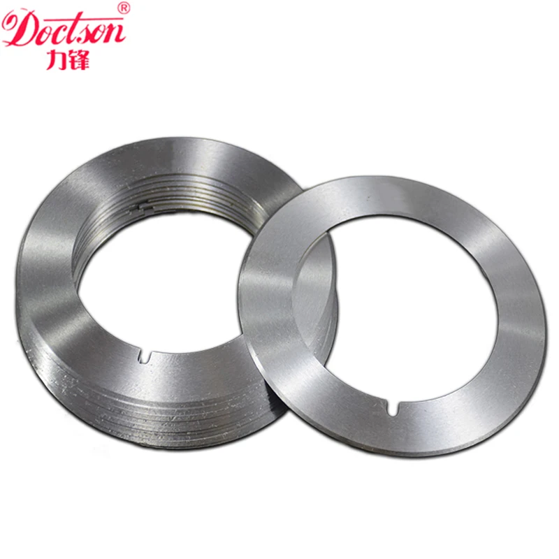 Slitting Circular Blade Upper Lower Blades Melt Blown Cloth Circular Slitter Blade Holder Cutting Machine Knife