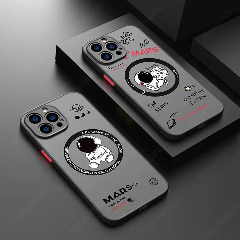 Luxury Magnetic Astronaut Shockproof Slim Case - Hard Back Cover