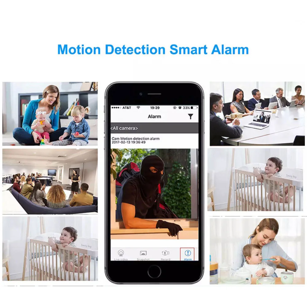 Description Picture 3 of itemHD 1080P Mini Camera DIY Module Motion DV P2P WIFI Camera Video Recorder Home Security Camcorder Remote Control Support TF Card