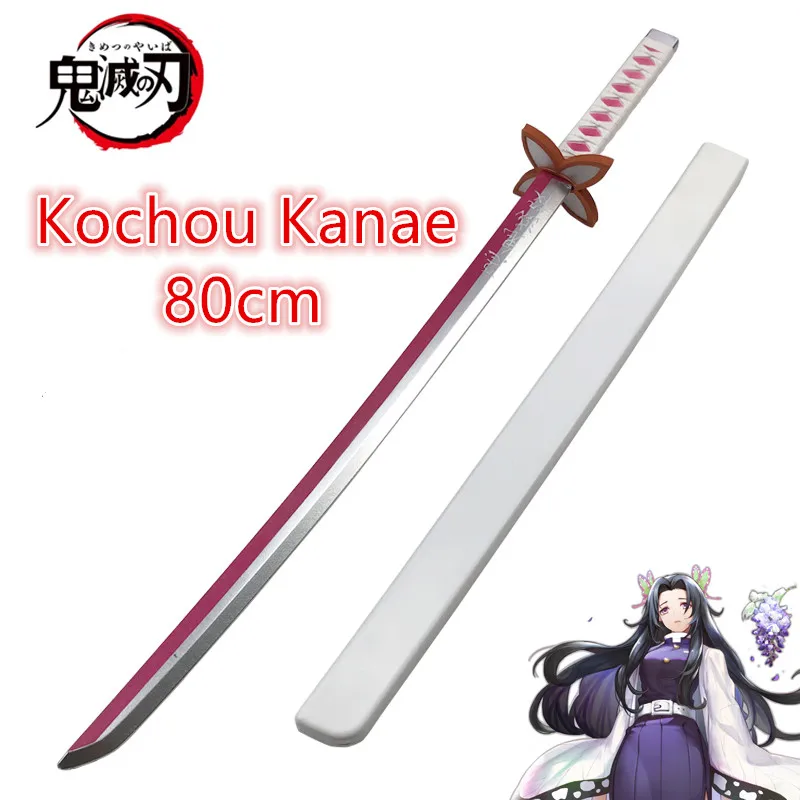 Anime Original Demon Slayer Katana Cosplay Weapon  Sword Kochou Kanae Kyoujurou Tanjirou Swords 80cm