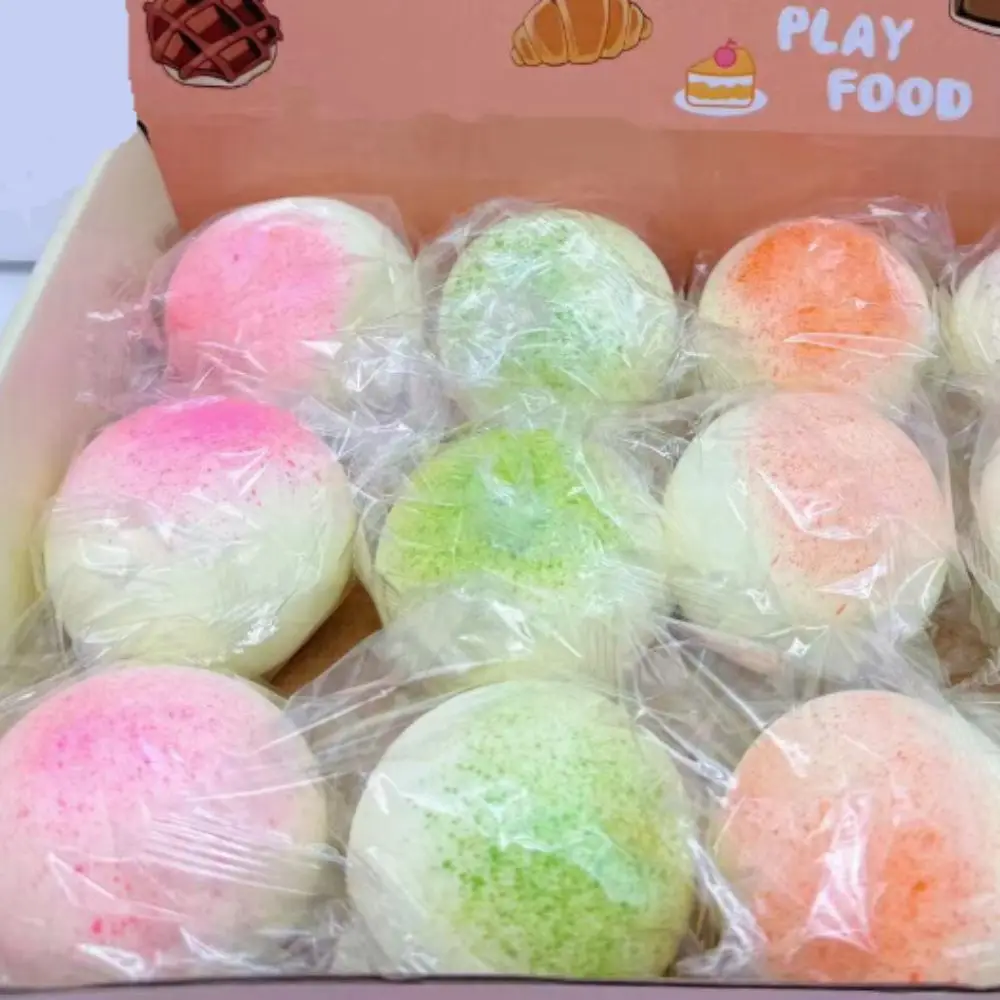 1pc Silicone Capybara Squeeze Toy Relaxed Japanese Style Cake Food Toy Chinese Style White Decompression Animal Toy Kids Gift