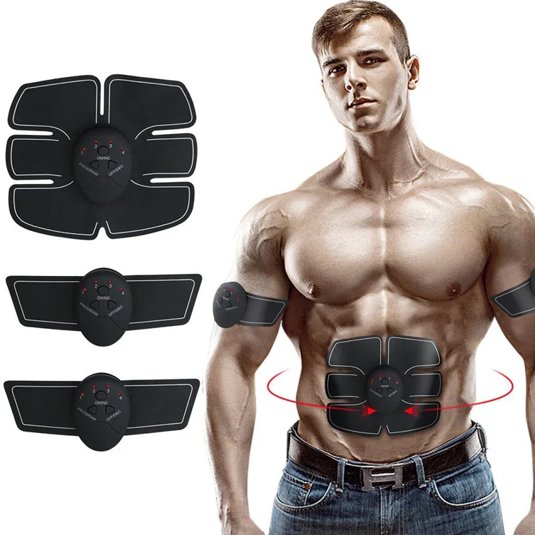 USB Rechargeable Abdominal Muscle Stickers Home Fitness Equipment Smart Fitness Instrument Six Pack Abdominal Muscles Stimulator overpass smart start pack pc