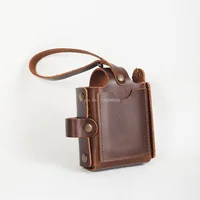Mini Portable Painting Bag Watercolor Paint Box Genuine Leather Storage Bag  Palette Dedicated Bag Artist Outdoor Travel Set 6