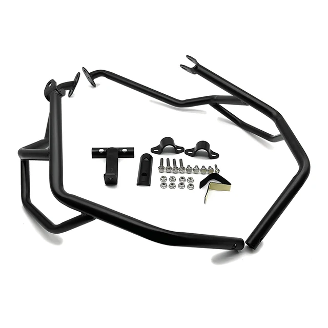 Barra Di Protezione Motore Per Benelli TRK502/X E BJ500GS - Crash Bar In Acciaio Nero, 2017-2023 - Foto 2