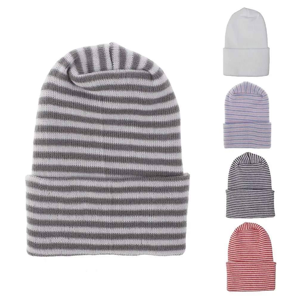 Cotton Blend Newborn Baby Hat Beanie for Boys and Girls