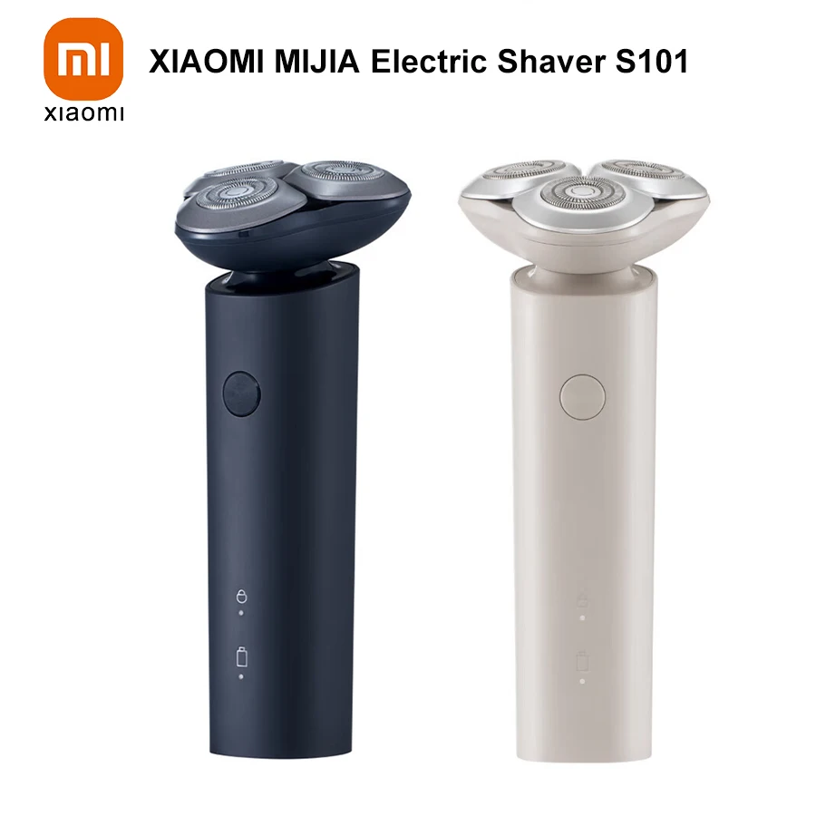 

Мужская электробритва XIAOMI MIJIA S101, перезаряжаемая Водонепроницаемая машинка для сухого и влажного бритья, триммер для бороды