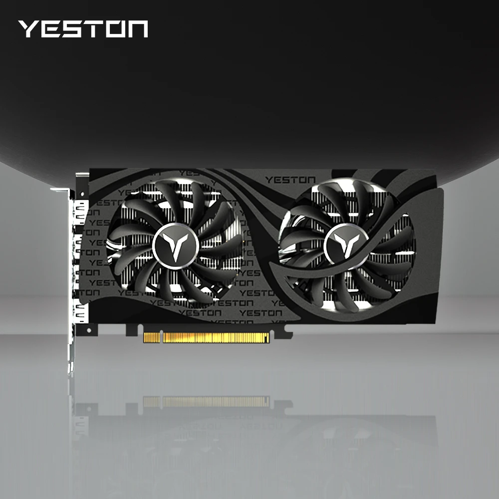 graphics card for pc YESTON Radeon RX 6500XT Graphic Card GDDR6 4GB 64Bit Gaming Computer GPU RX6500XT 4GD6 GA Desktop AMD Video Card With 2 Fans good pc graphics card