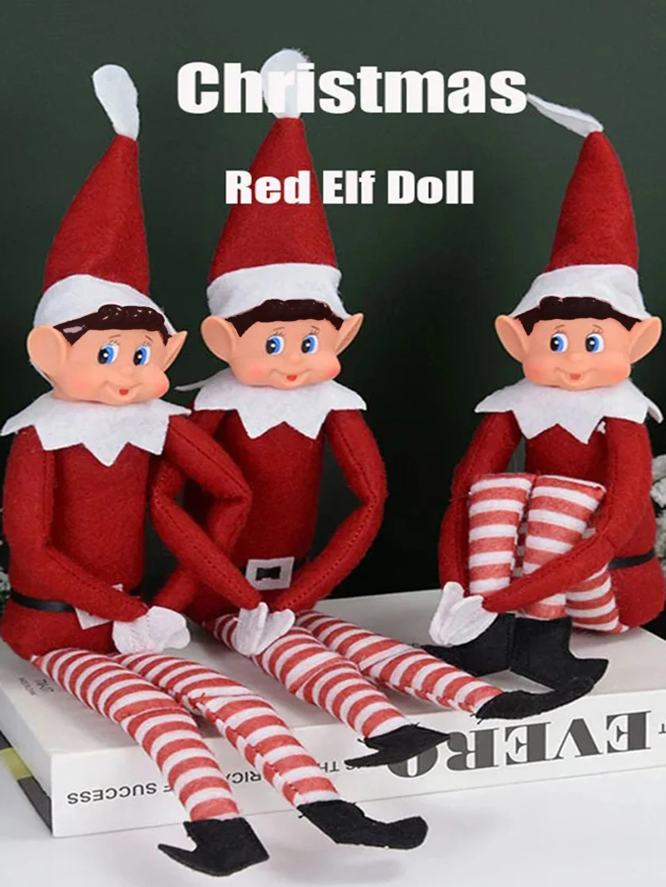 Set De 6 Accesorios Navideños Para Muñecas Elfo – 3 Bufandas Y 3 Botas De Nieve De Terciopelo, Ropa Festiva Para Juego Creativo Y Decoración