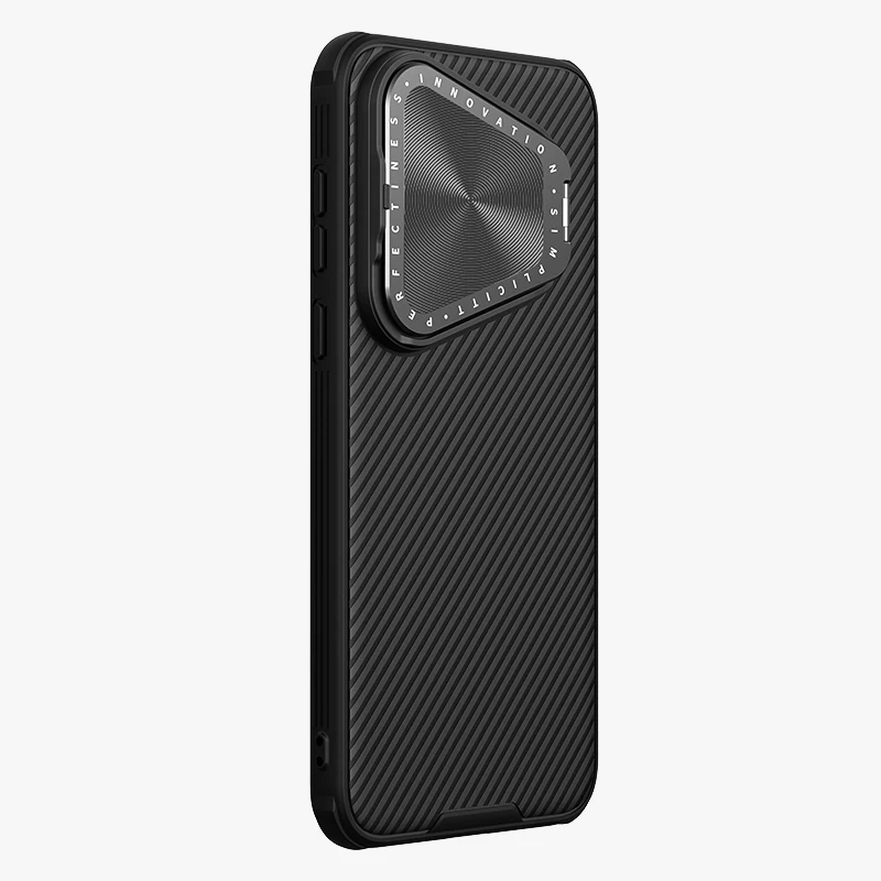 

Магнитный чехол NILLKIN для Huawei Pura 70 Pro/Pro +, модный металлический флип-чехол с защитой камеры, подставкой и отпечатком пальца