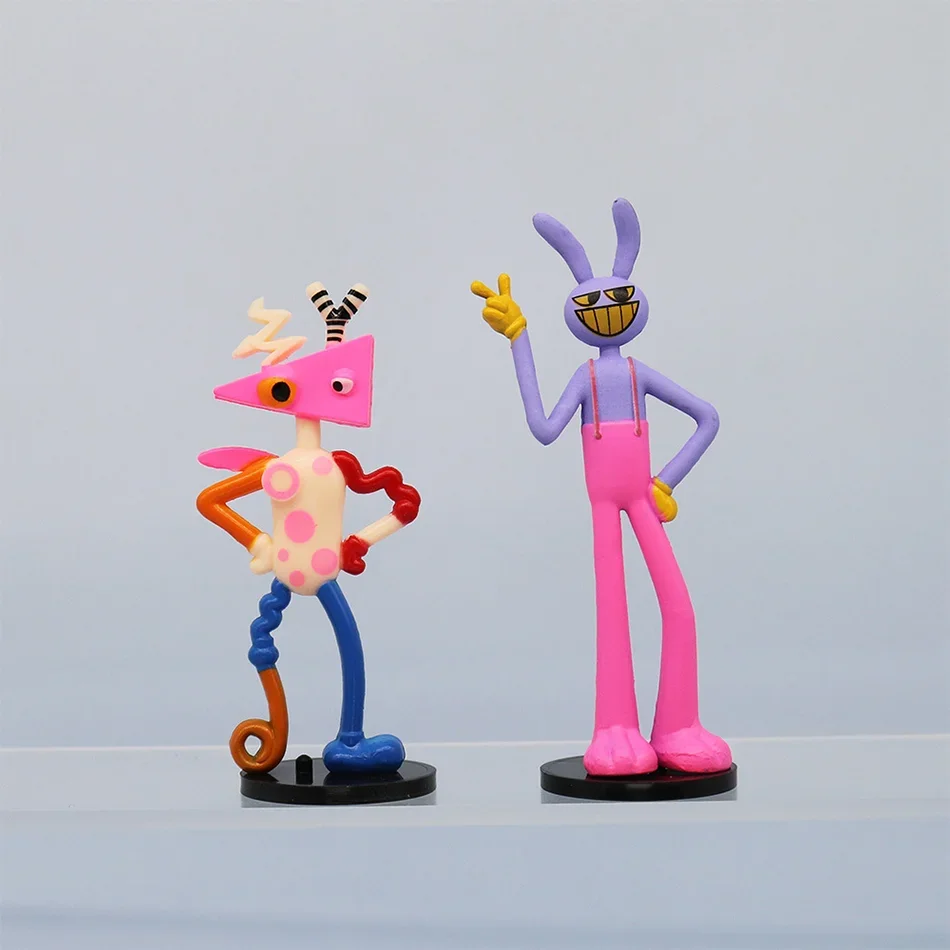 The Amazing Digital Circus: Rabbit Clown Cartoon Figurine Collection - Cake Ornaments & Toys