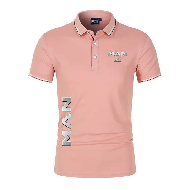 Polo Shirt Men Short Sleeve