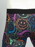 95%Polyester 5%Elastane knitted fabric  men's digital printed boxer underwear quick dry  super comfortable high stretchable 6