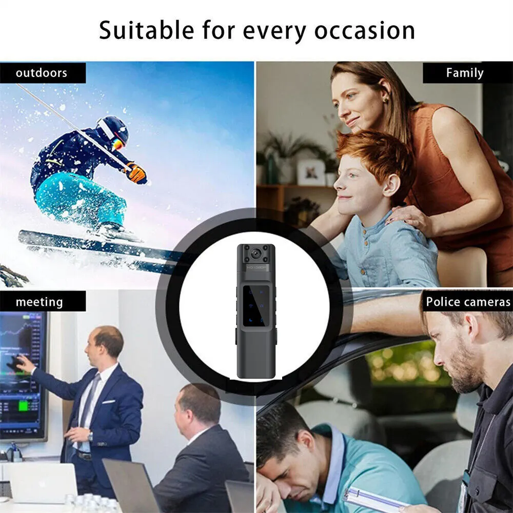 Mini Camera Wifi Hotspot 1080P Body Camera Night Vision