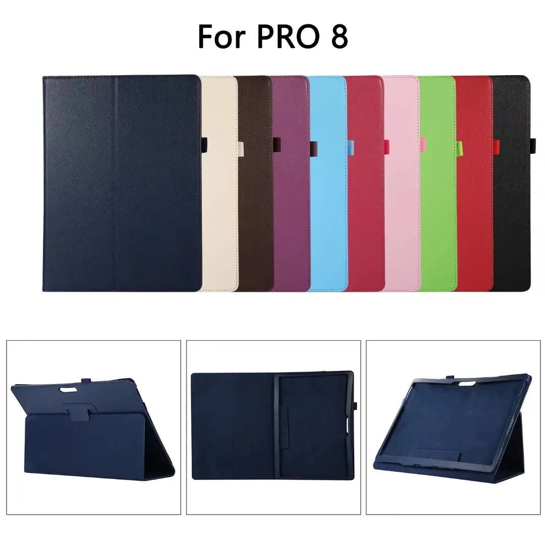 Luxury PU Leather Shockproof Stand Case with Slim Folding Cover