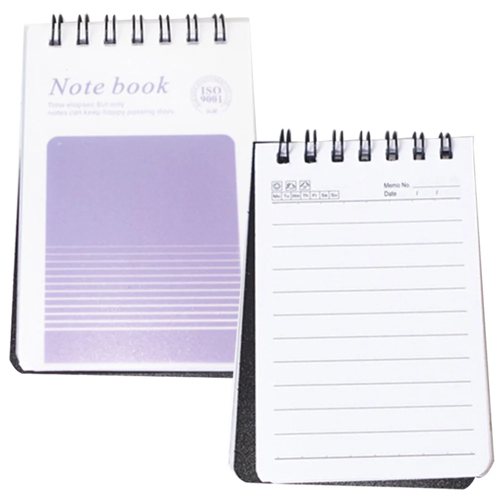 

Spiral Notebook Mini Memo Top Pad Portable Journal Bound Pads Notepad Pocket Note Grocery Wirebound Binding Lists Notebooks