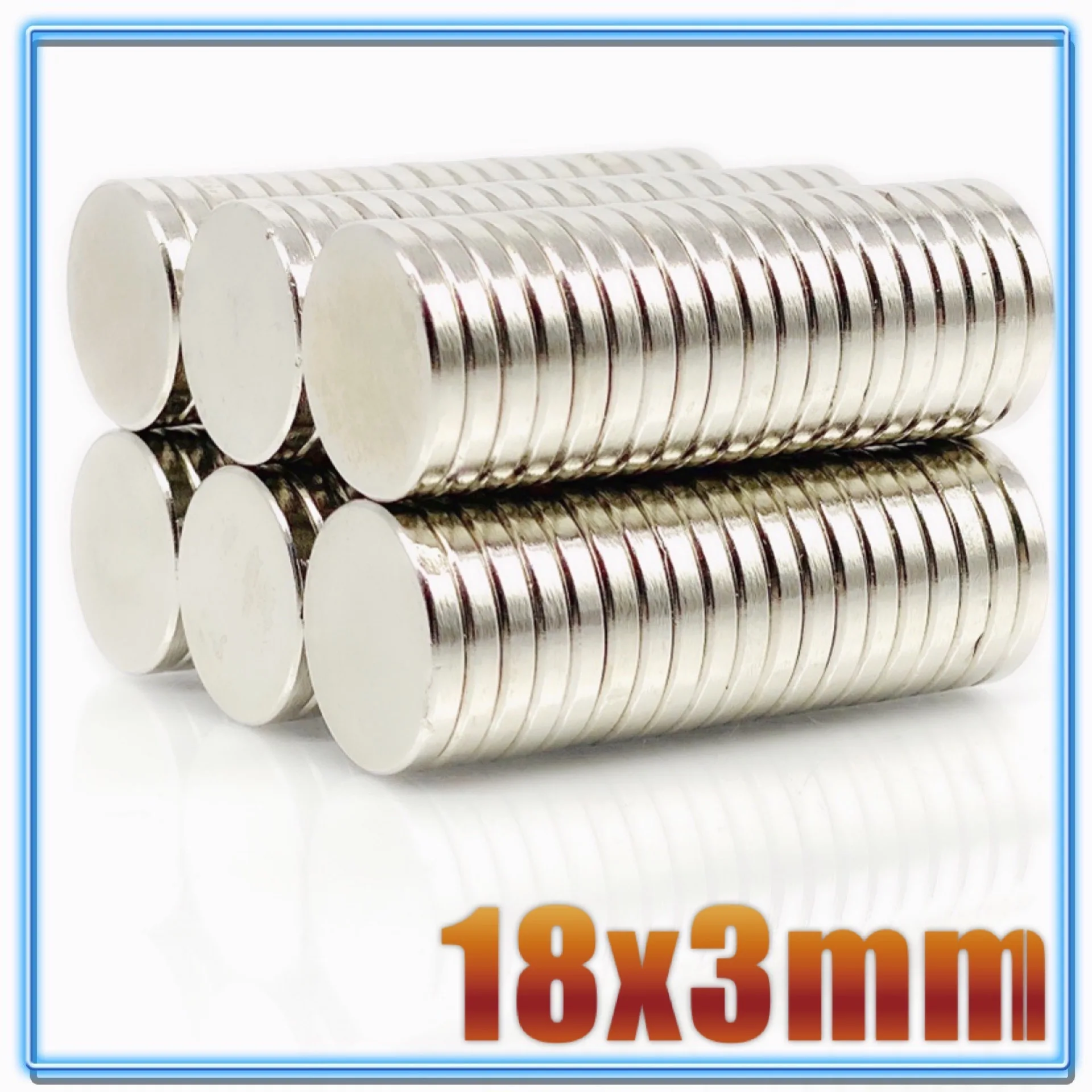 2-200 Pz 18X3Mm Forti Magneti Rotondi 18Mm X 3Mm Terre Rare Craft Reborn Frigo 18X3Mm Magneti Al Neodimio Sfusi 18*3Mm N35