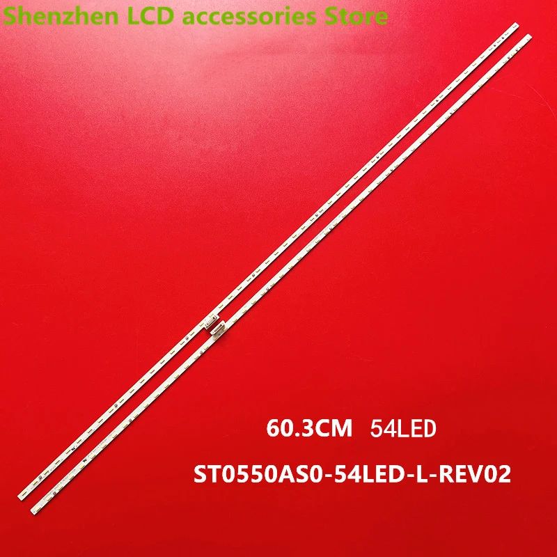 54LED LED Backlight strips For XBR-55X850G V550QWME08 V550QWME06 734.02E05.0011 ST0550AZ5 REV00 181106 60.3CM