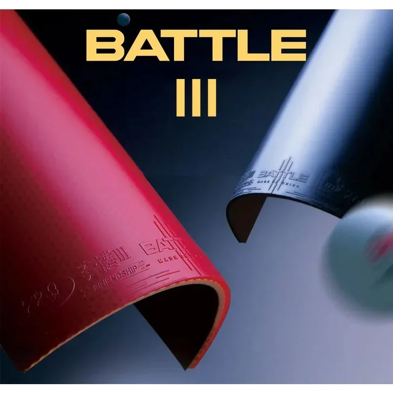 Original Friendship 729 Battle 3 Table Tennis Rubber Sticky Professional Ping Pong Racket Rubber Friendship BATTLE III PRO Ping table tennis rubber