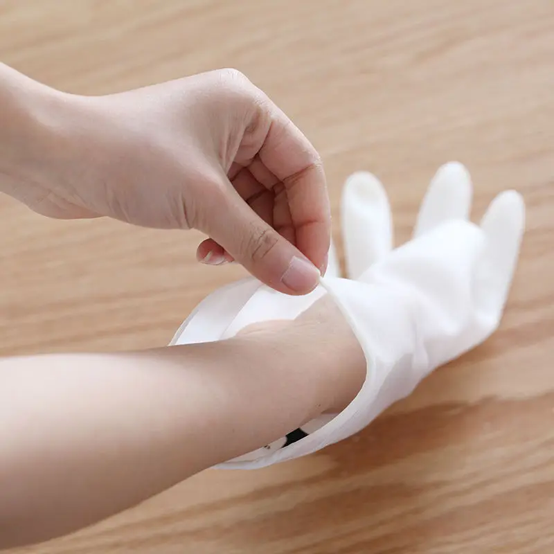 Household Gloves Non-slip Soft Dish Washing Glove Safety Finger Protective Cleaning Tool Housework Waterproof Rubber