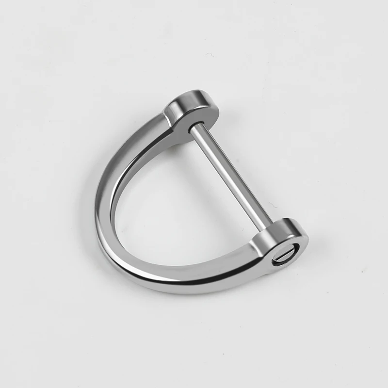 Leather Rope Car Keychain Hand Braided Horseshoe Buckle Keychain for Nissan Almera G15 N16 Accessories